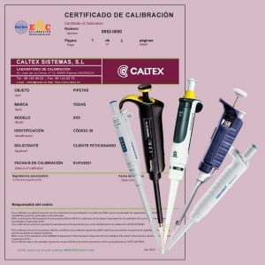 Calibración Pipetas_ certificado ENAC Calibración de Pipetas